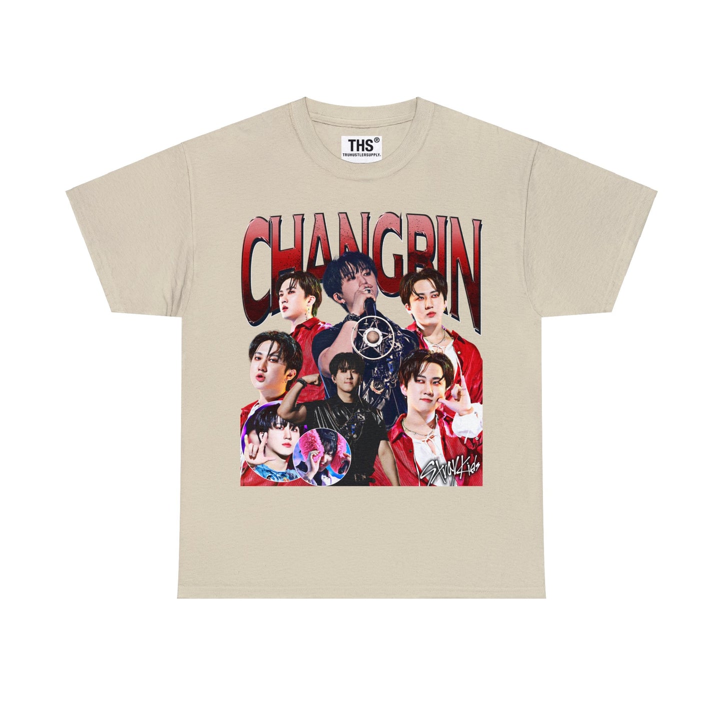 Changbin SKZ Bootleg Graphic T Shirt