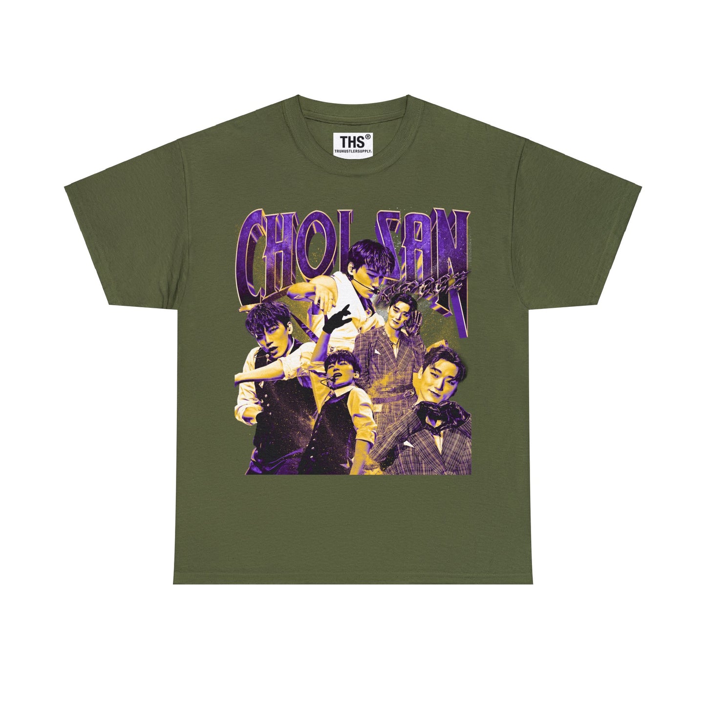 Choi San Ateez Bootleg Graphic T-Shirt