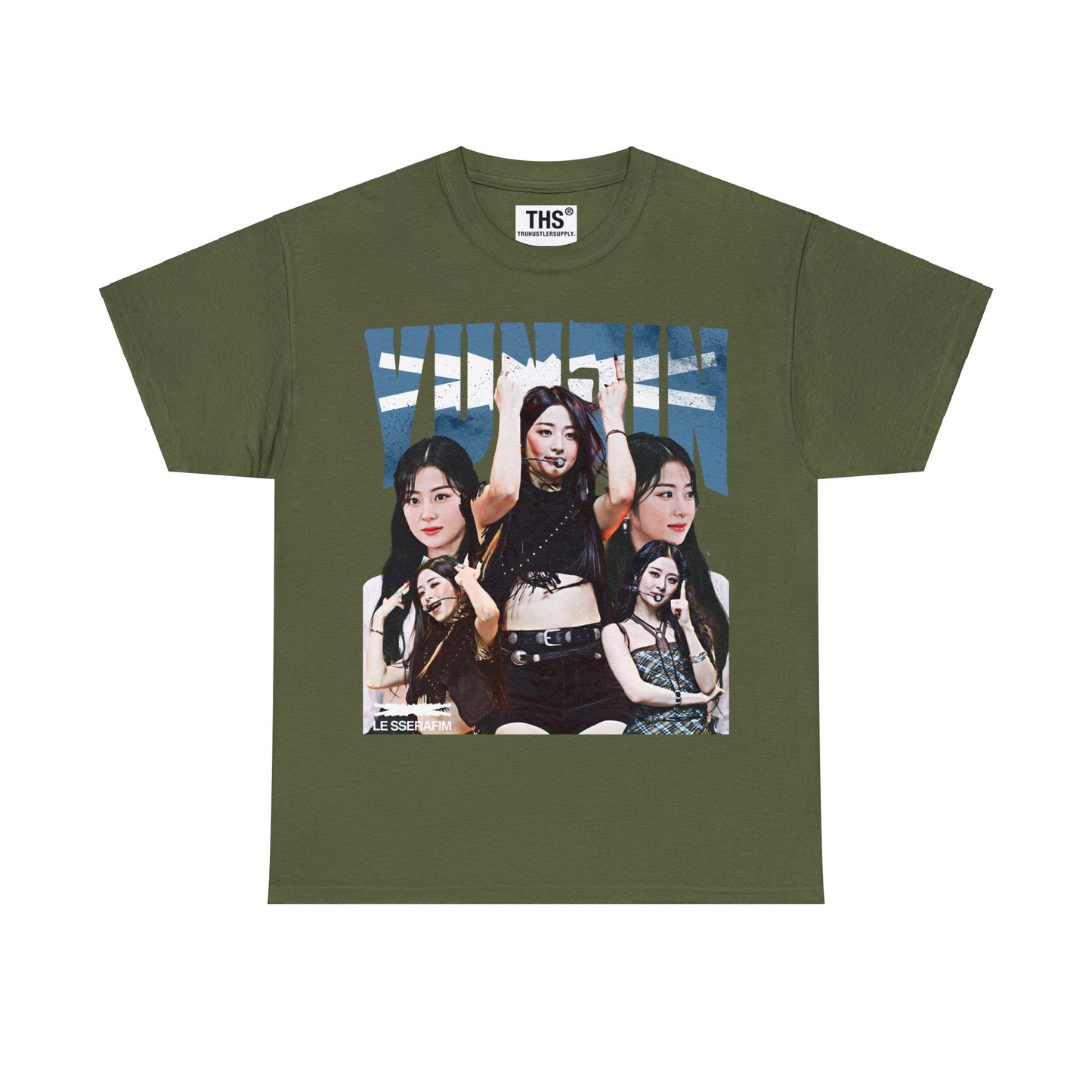 Yunjin Le Sserafim Bootleg Graphic T-Shirt