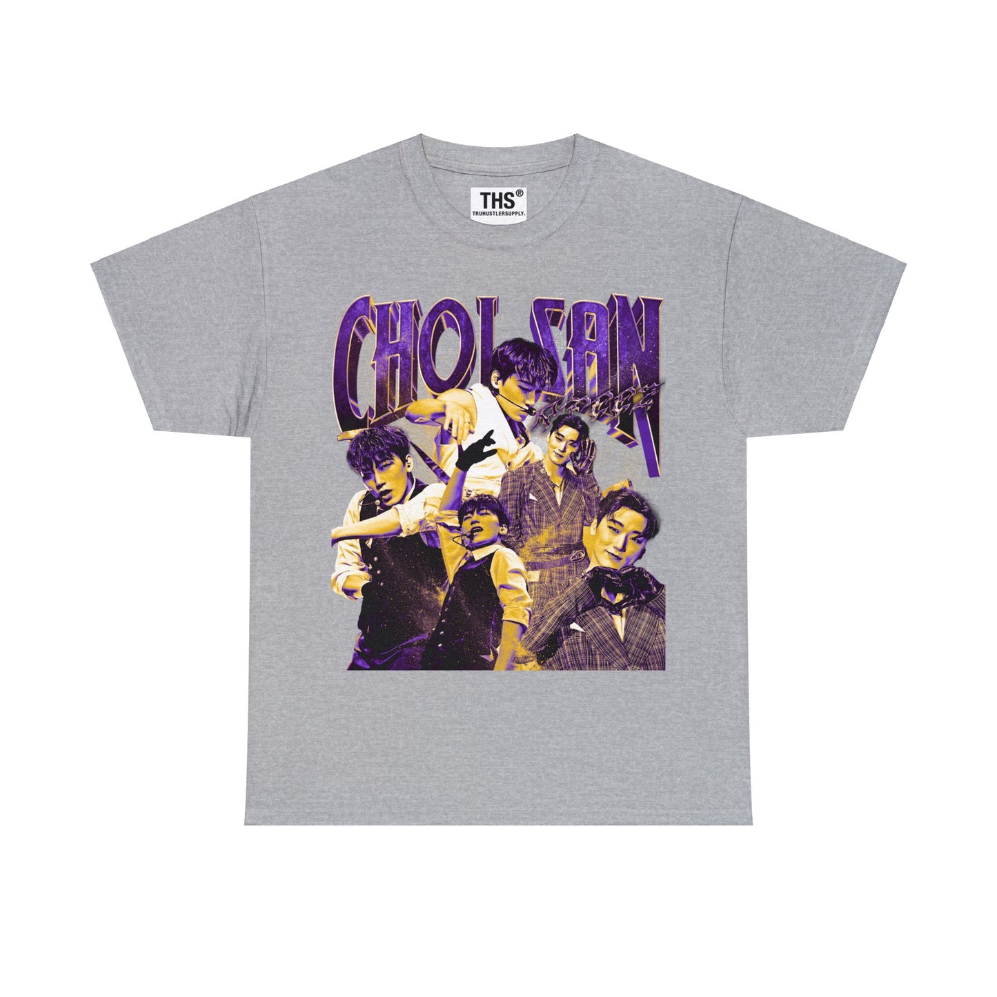 Choi San Ateez Bootleg Graphic T-Shirt
