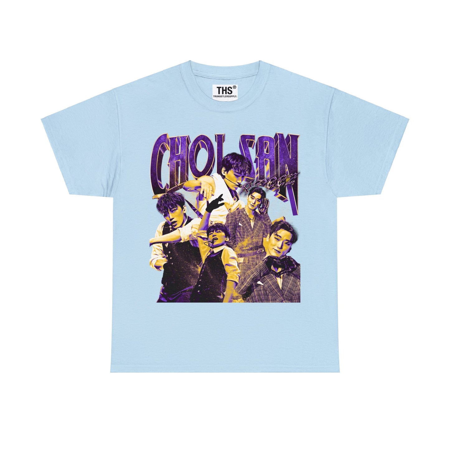 Choi San Ateez Bootleg Graphic T-Shirt