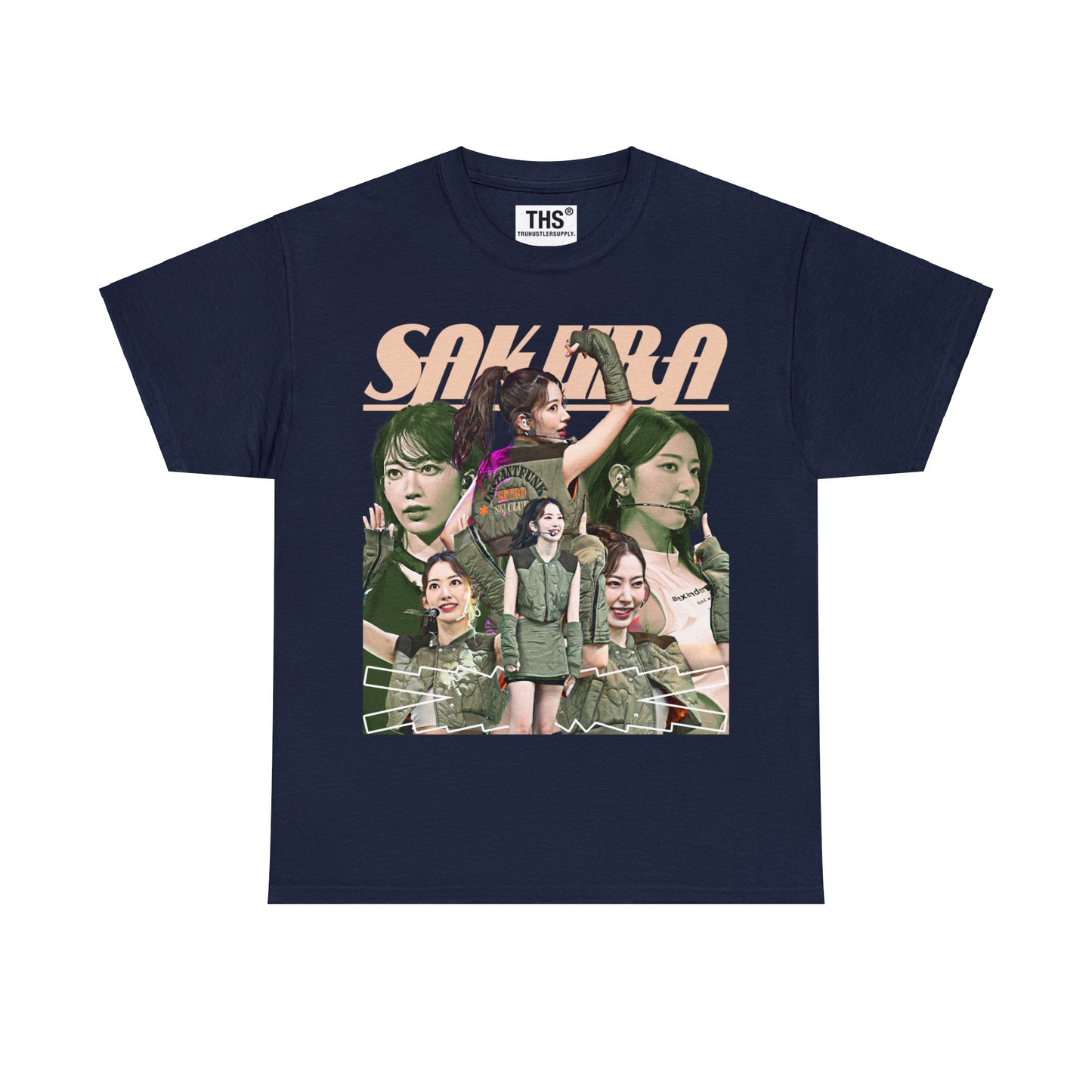 Sakura Le Sserafim Bootleg Graphic T-Shirt