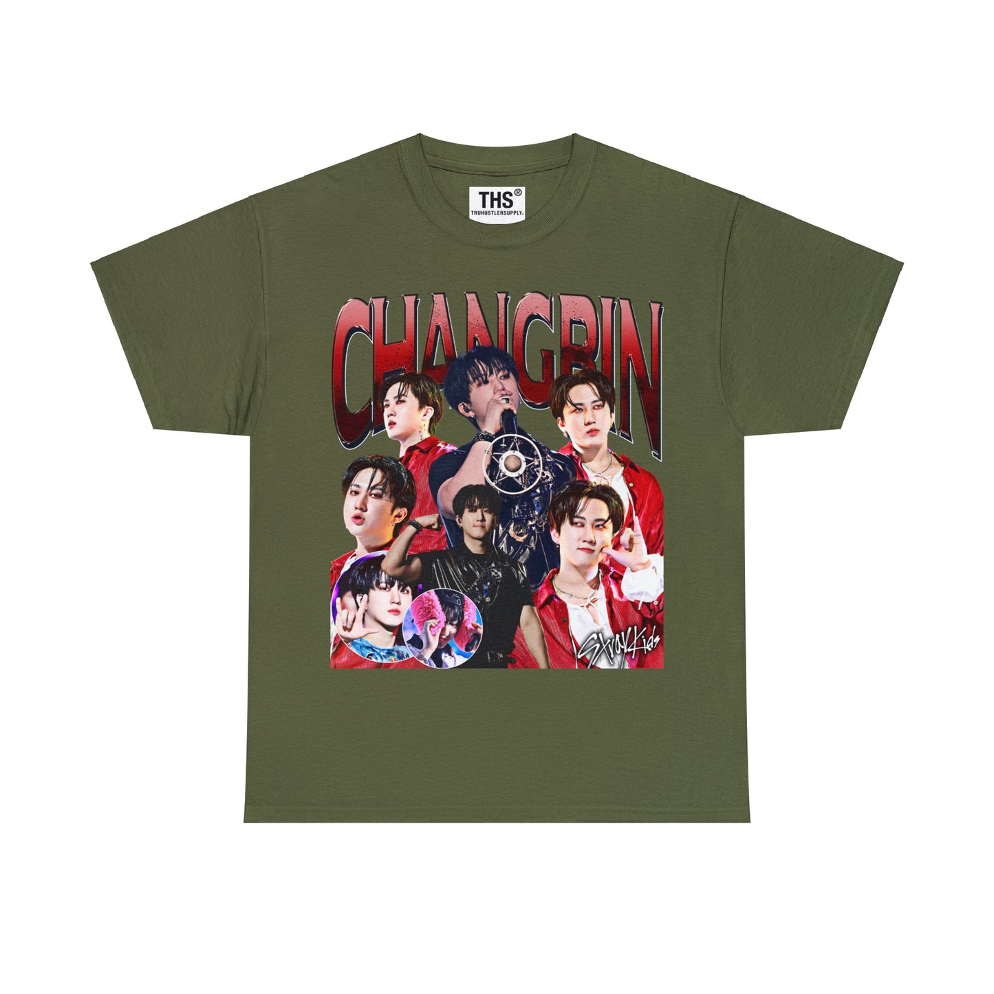 Changbin SKZ Bootleg Graphic T Shirt