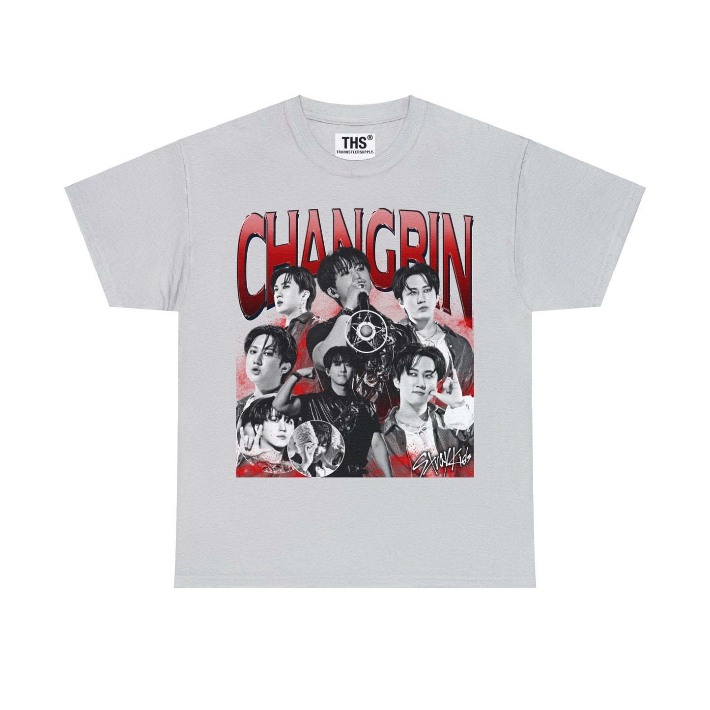 Changbin SKZ Bootleg Graphic T Shirt