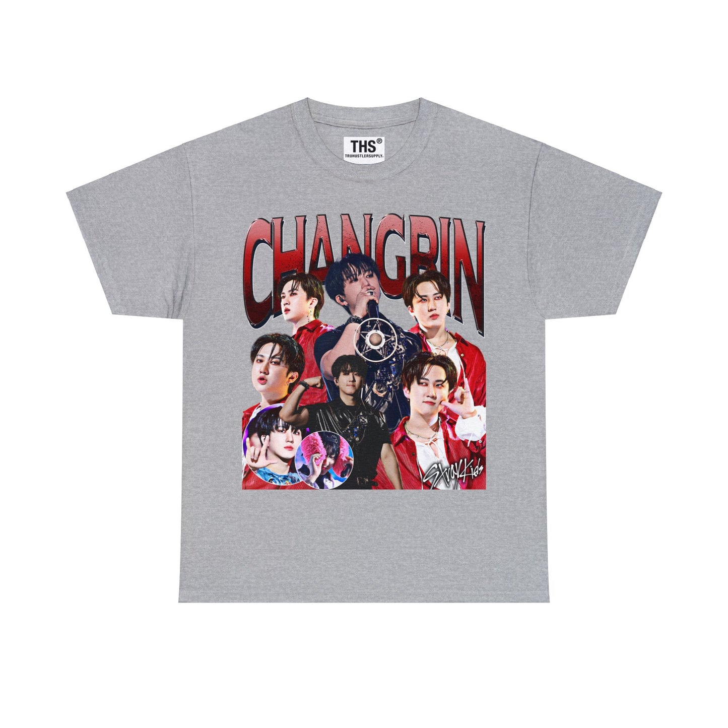 Changbin SKZ Bootleg Graphic T Shirt