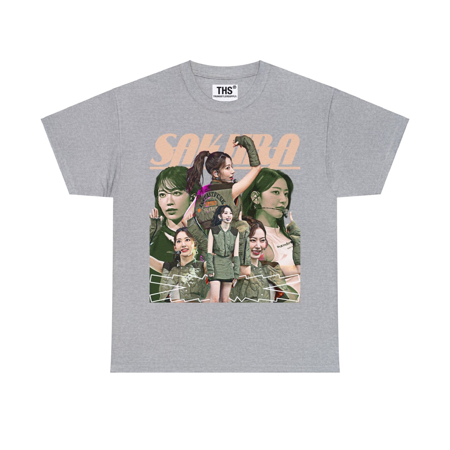 Sakura Le Sserafim Bootleg Graphic T-Shirt