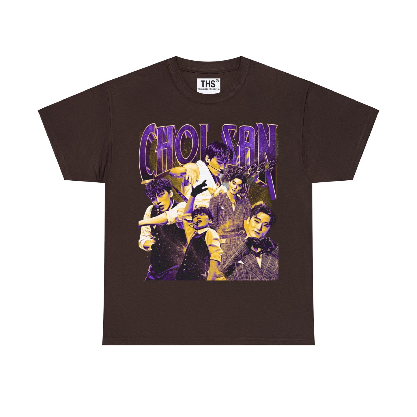 Choi San Ateez Bootleg Graphic T-Shirt