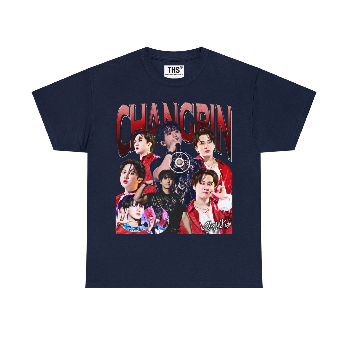 Changbin SKZ Bootleg Graphic T Shirt