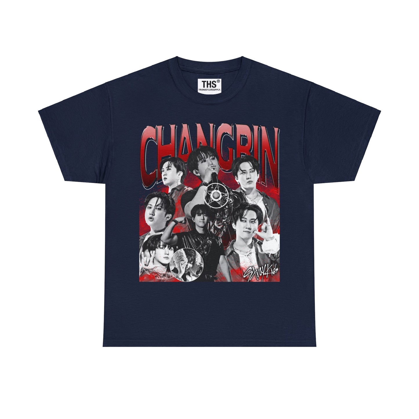 Changbin SKZ Bootleg Graphic T Shirt