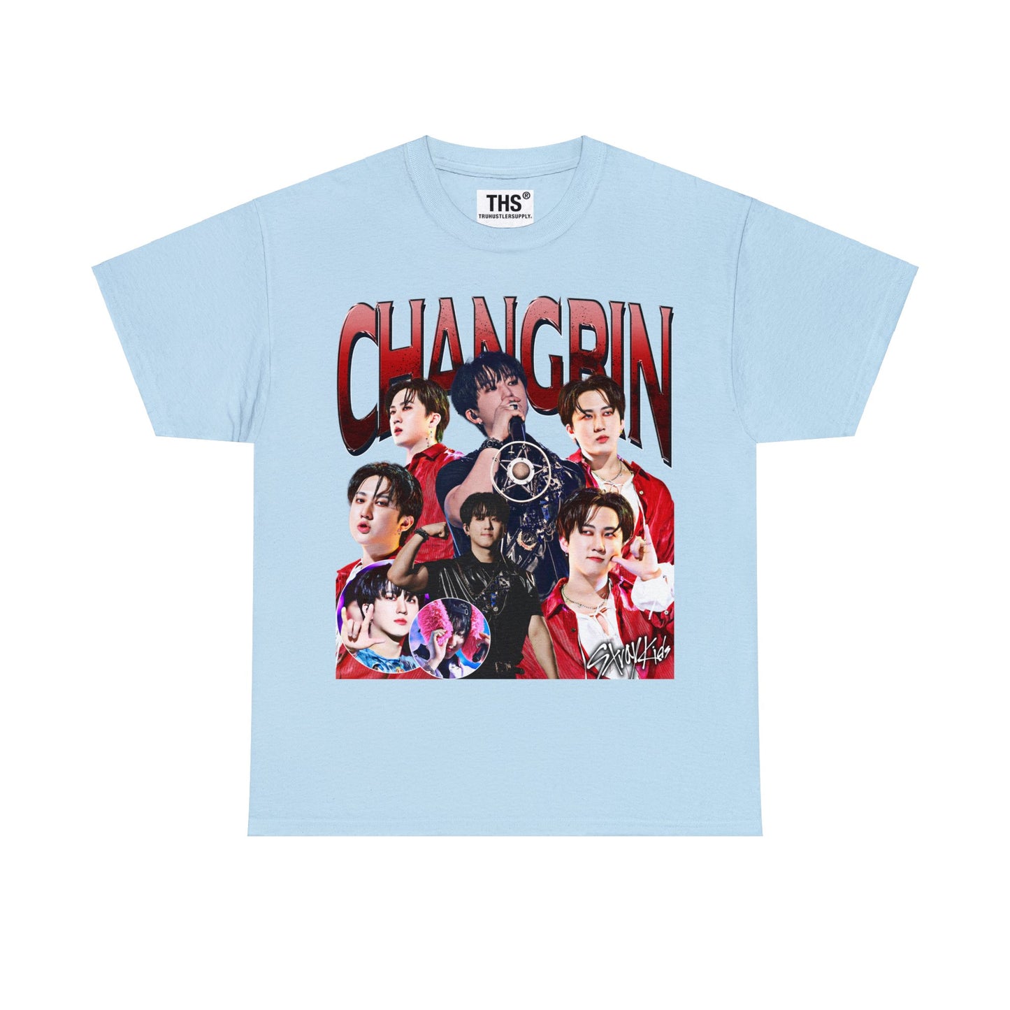 Changbin SKZ Bootleg Graphic T Shirt