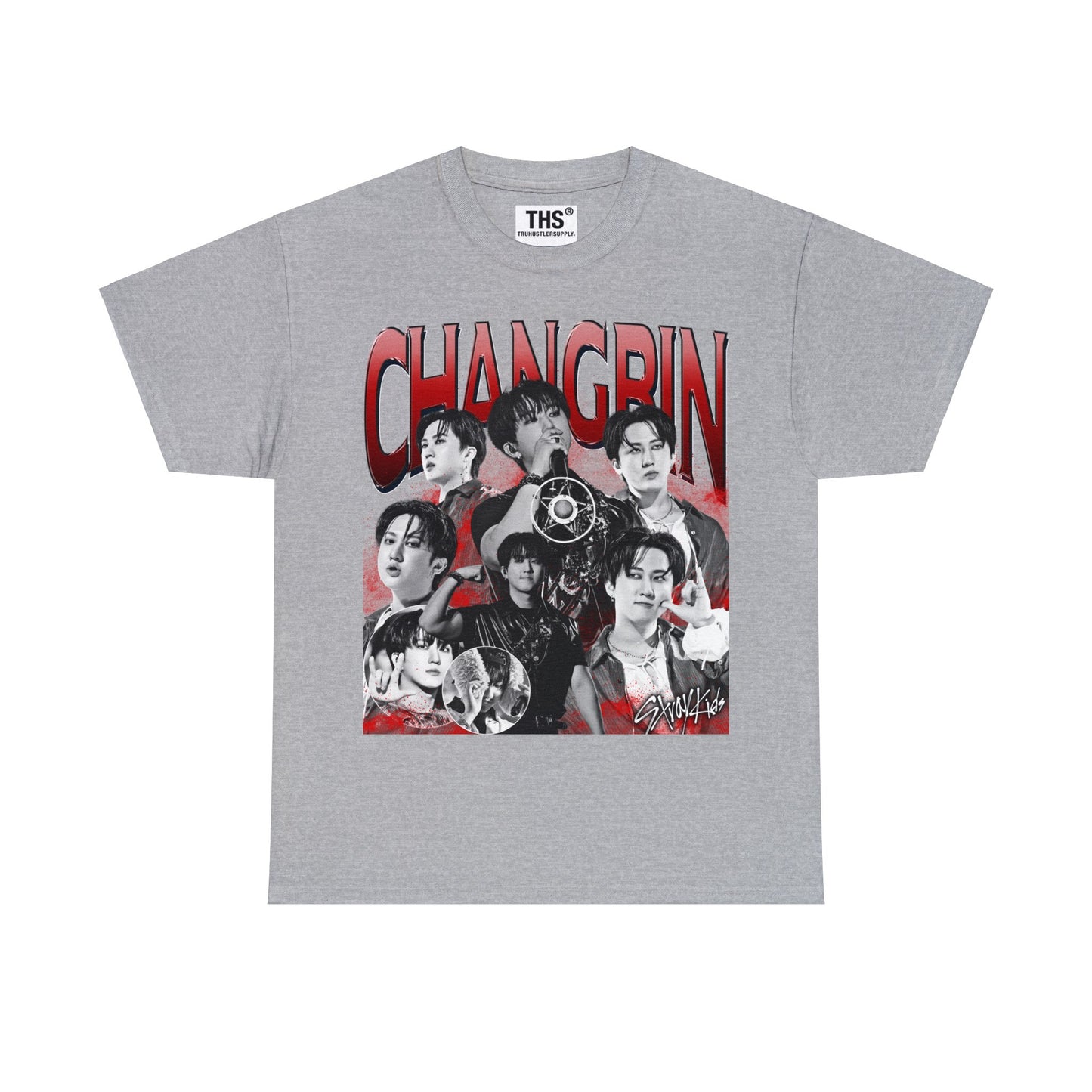 Changbin SKZ Bootleg Graphic T Shirt