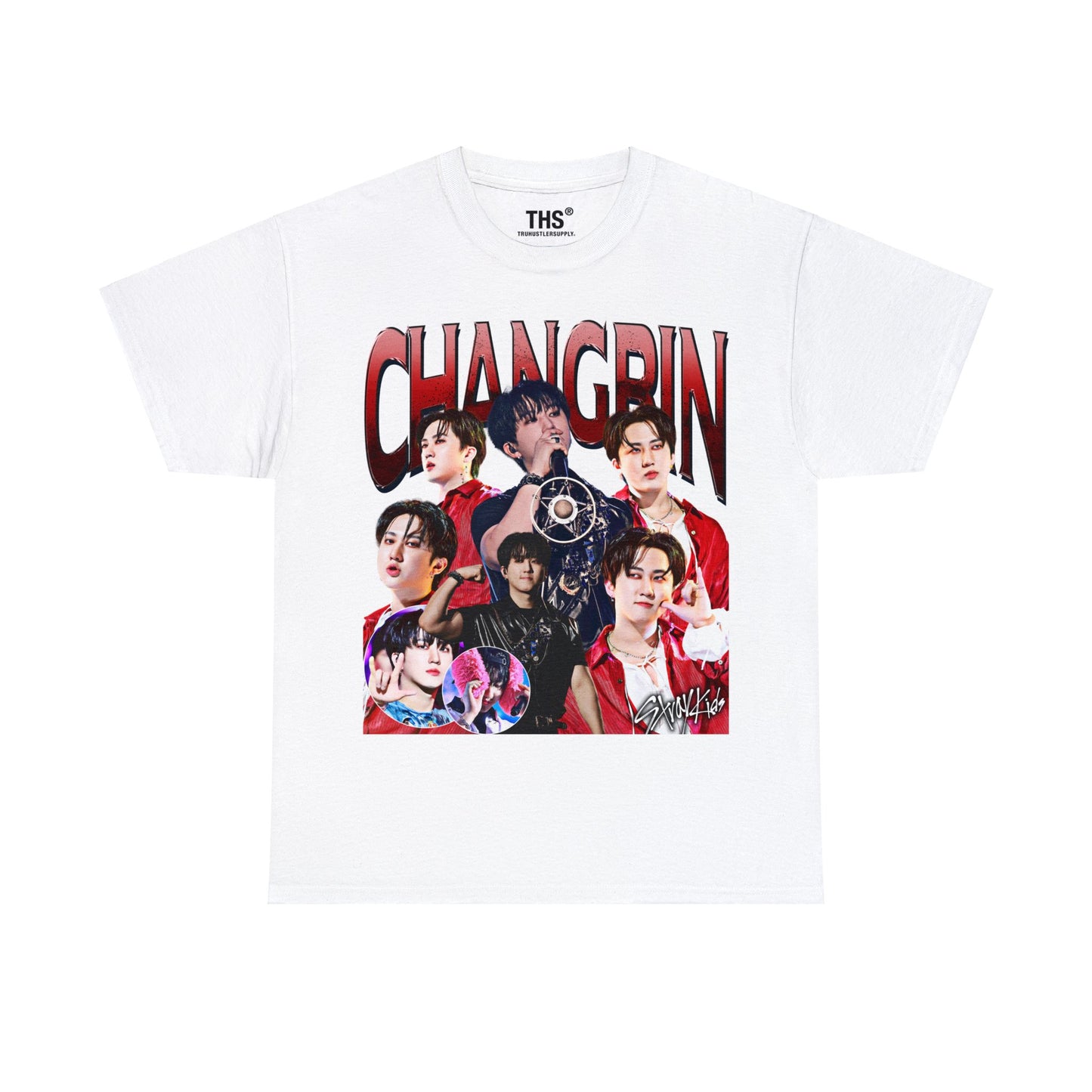 Changbin SKZ Bootleg Graphic T Shirt