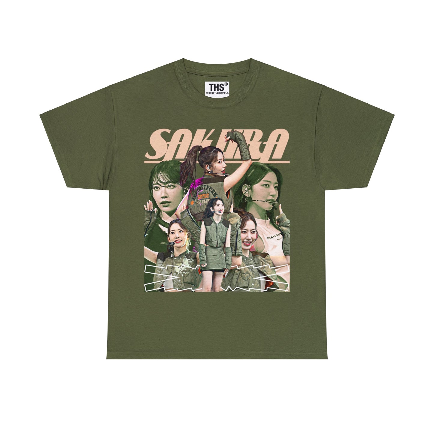 Sakura Le Sserafim Bootleg Graphic T-Shirt