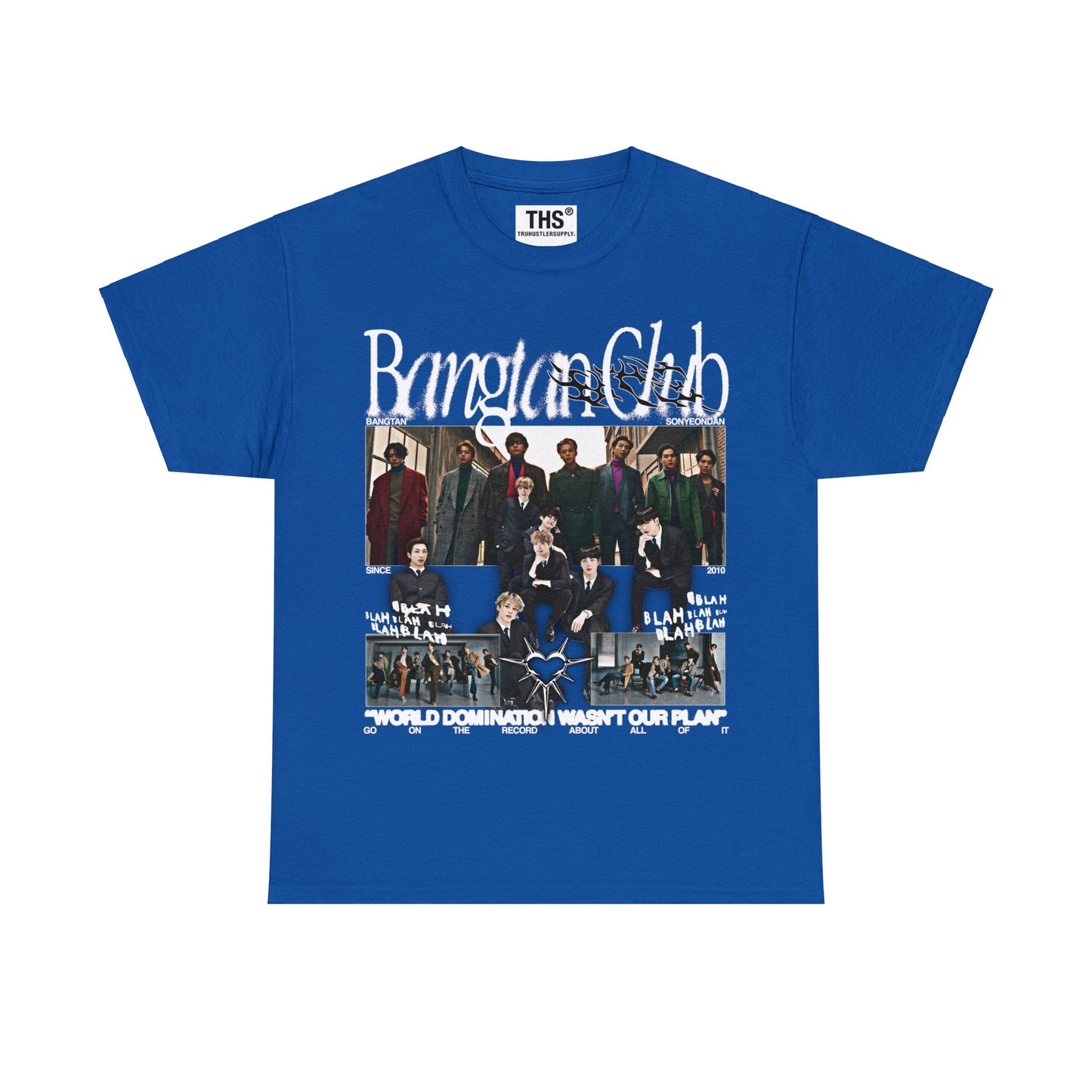 Bangtan Club BTS Y2K Graphic T Shirt Front Print