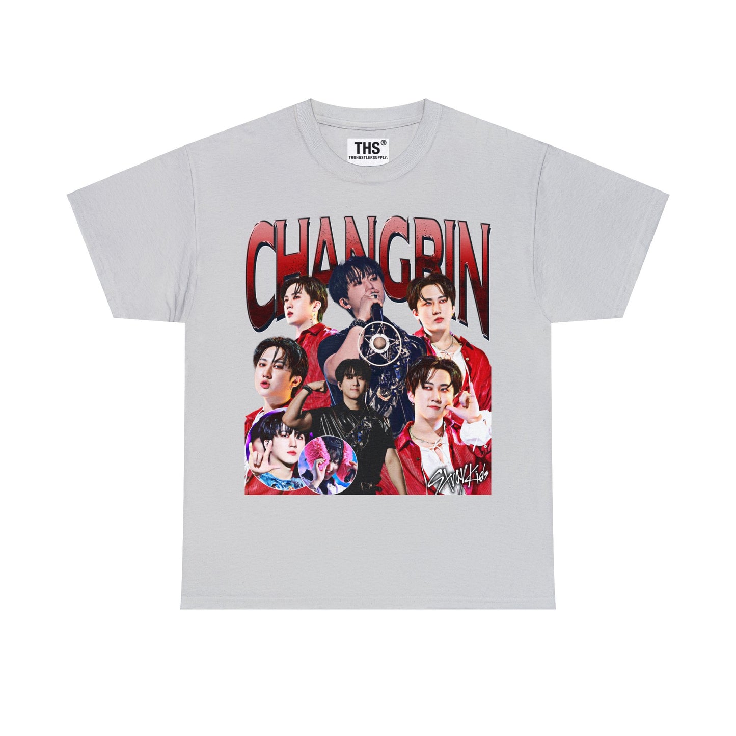 Changbin SKZ Bootleg Graphic T Shirt