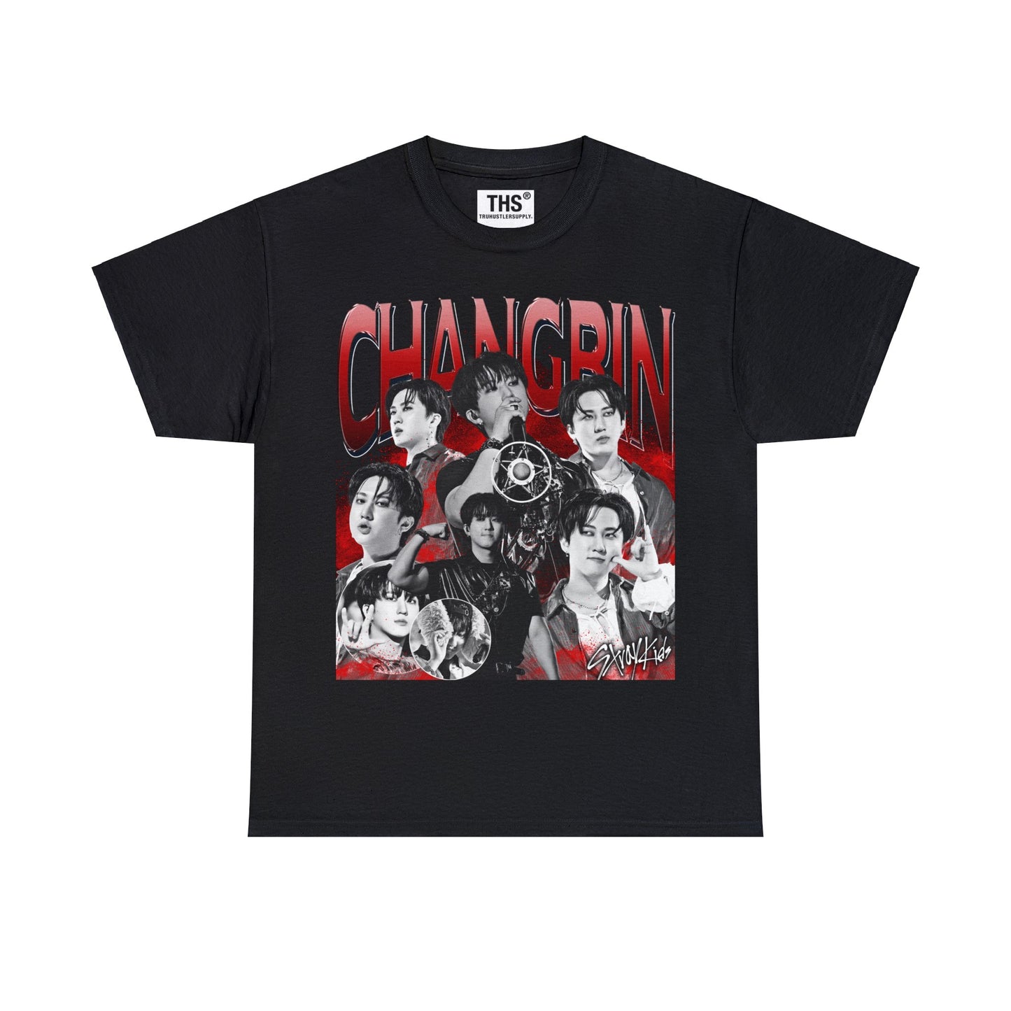 Changbin SKZ Bootleg Graphic T Shirt