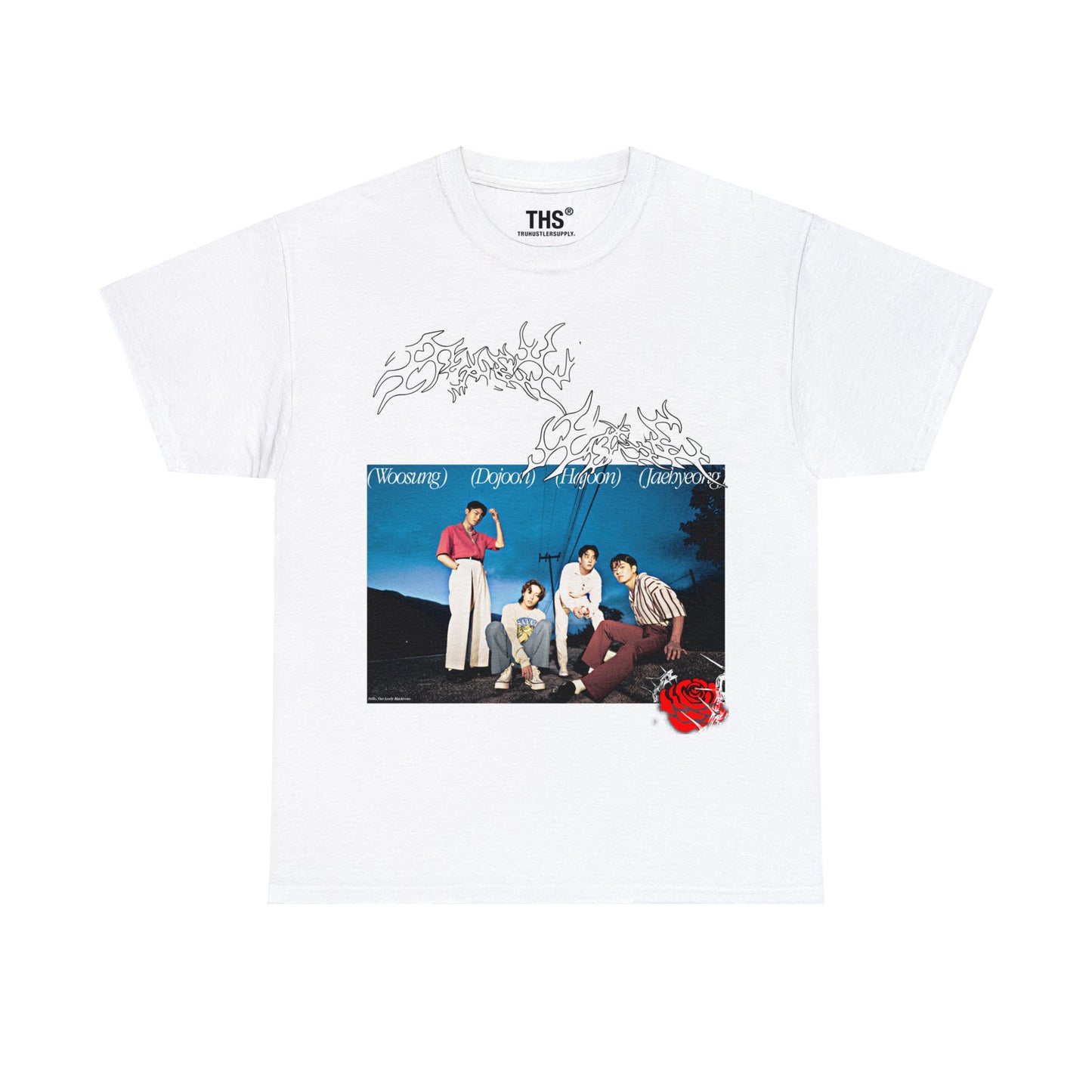 The Rose Y2K Graphic T Shirt