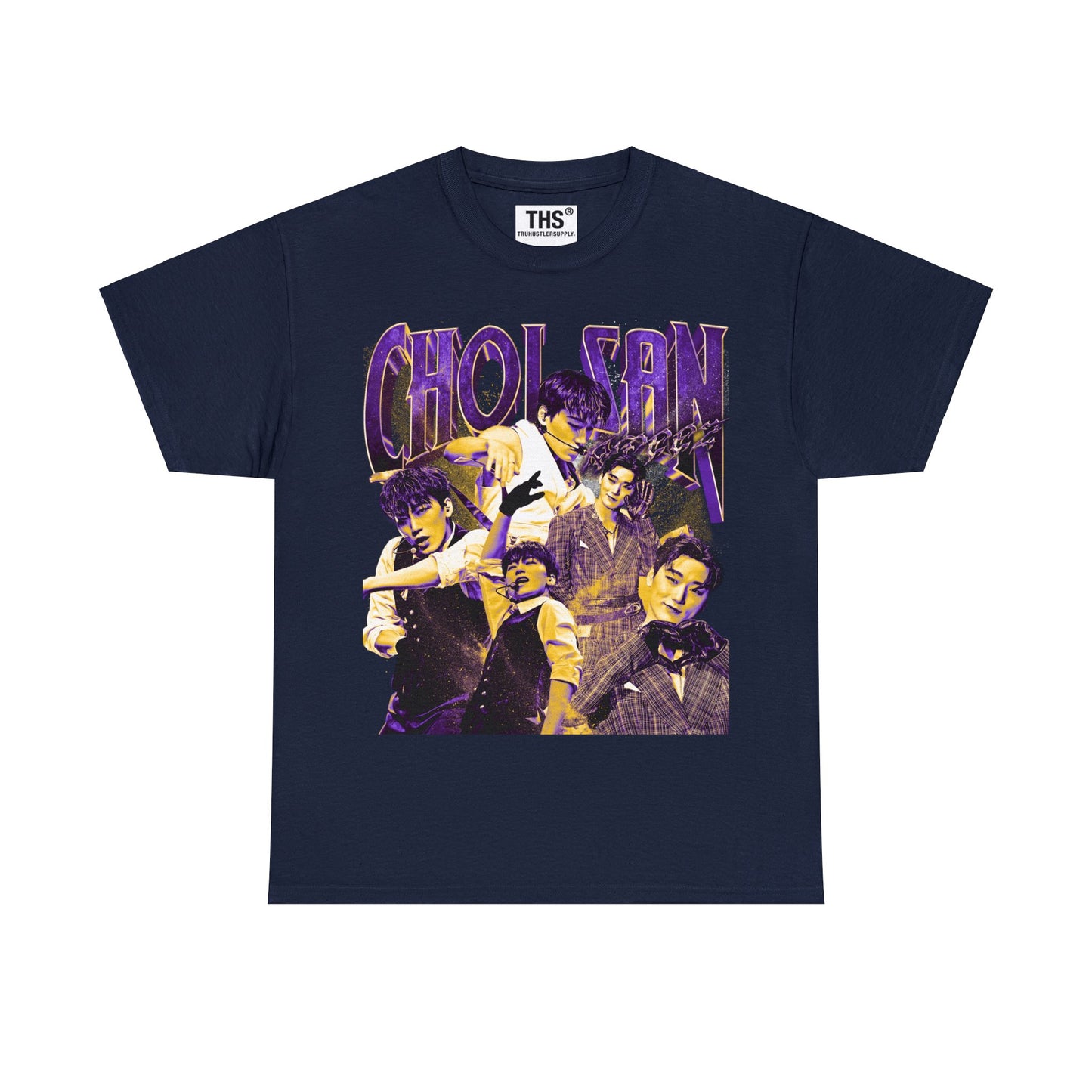Choi San Ateez Bootleg Graphic T-Shirt