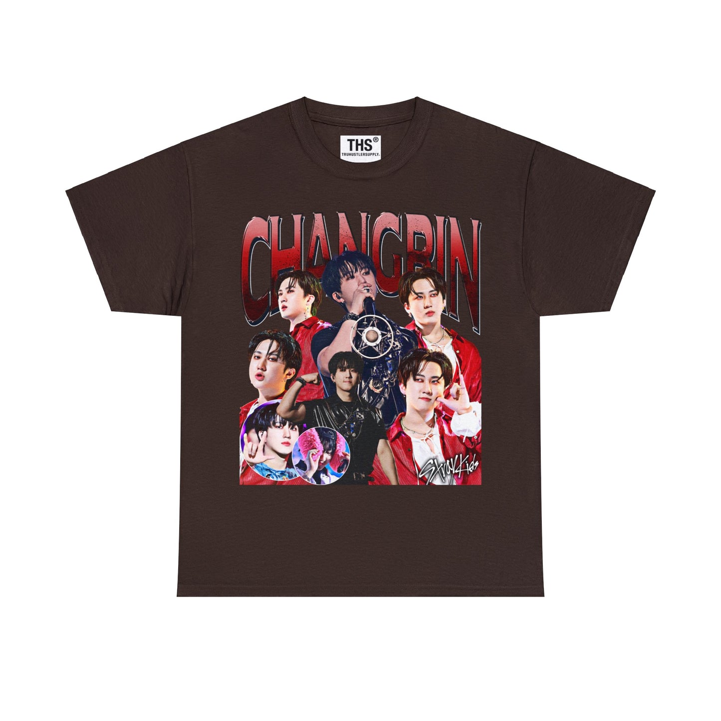 Changbin SKZ Bootleg Graphic T Shirt