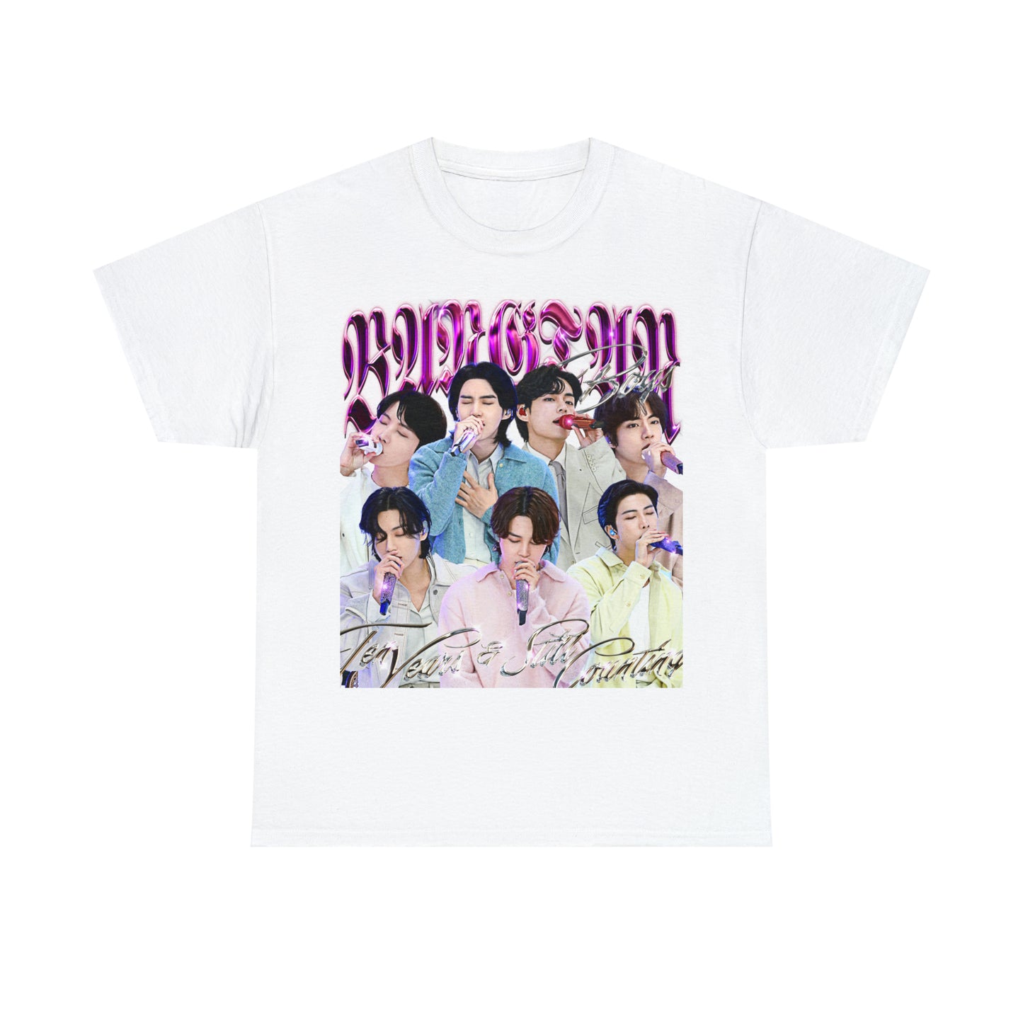 Vintage Bangtan Boys 10 Years Anniversary T-shirt