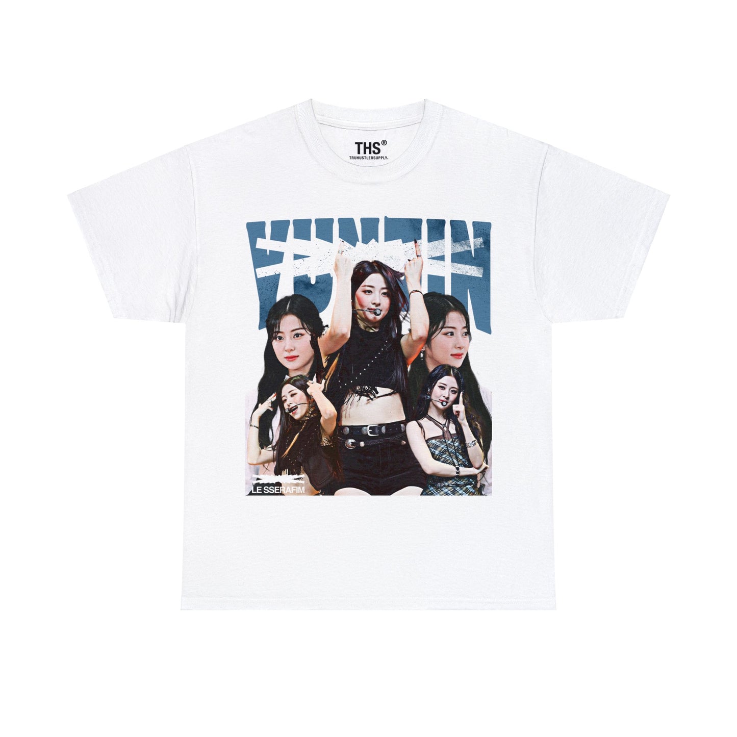 Yunjin Le Sserafim Bootleg Graphic T-Shirt