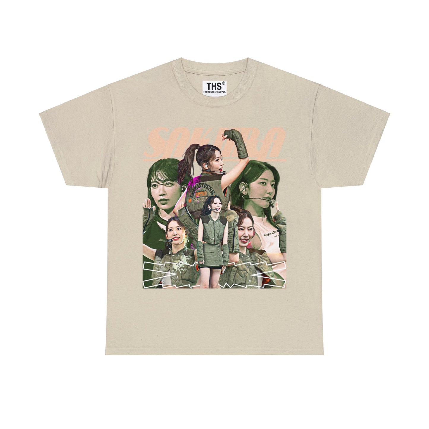 Sakura Le Sserafim Bootleg Graphic T-Shirt