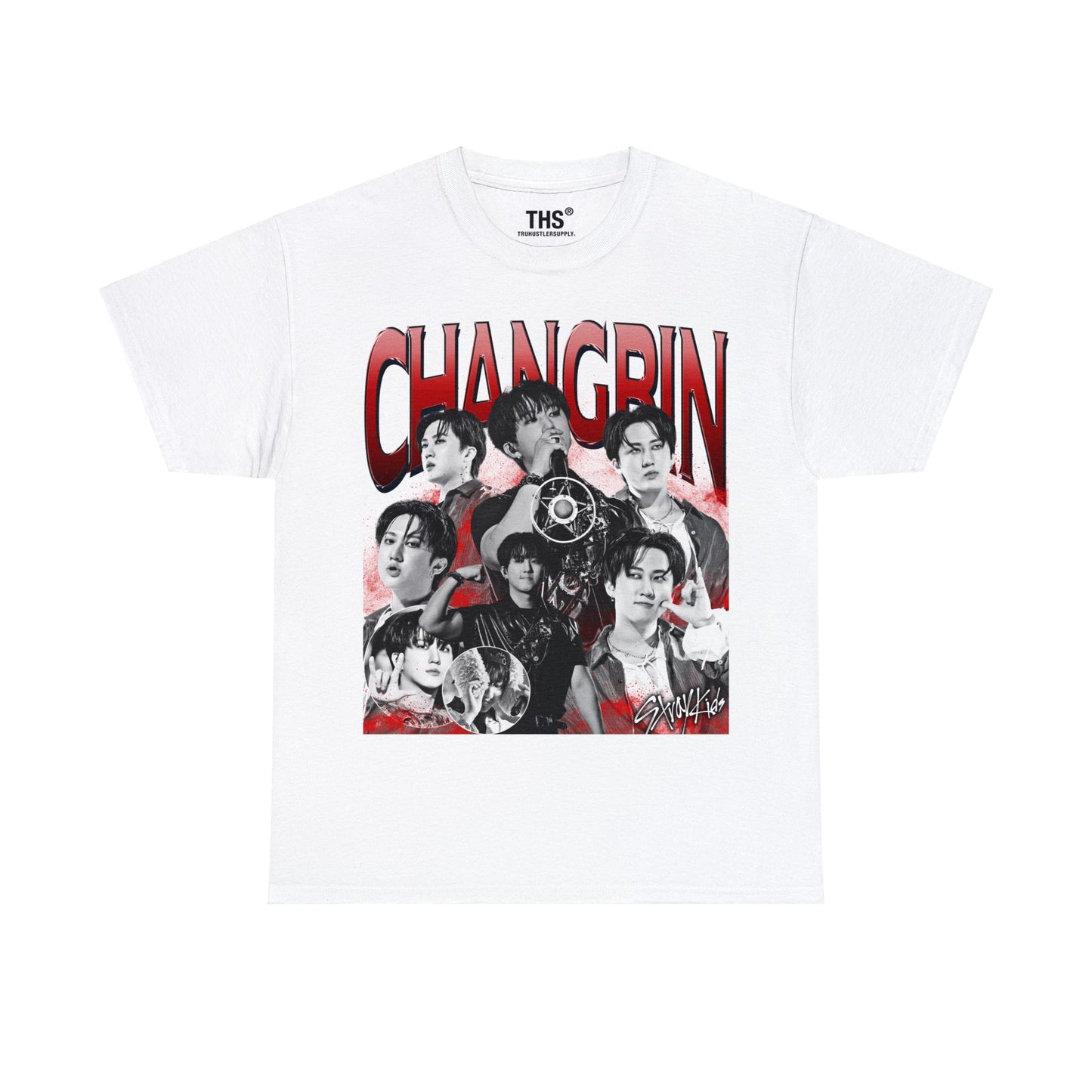 Changbin SKZ Bootleg Graphic T Shirt