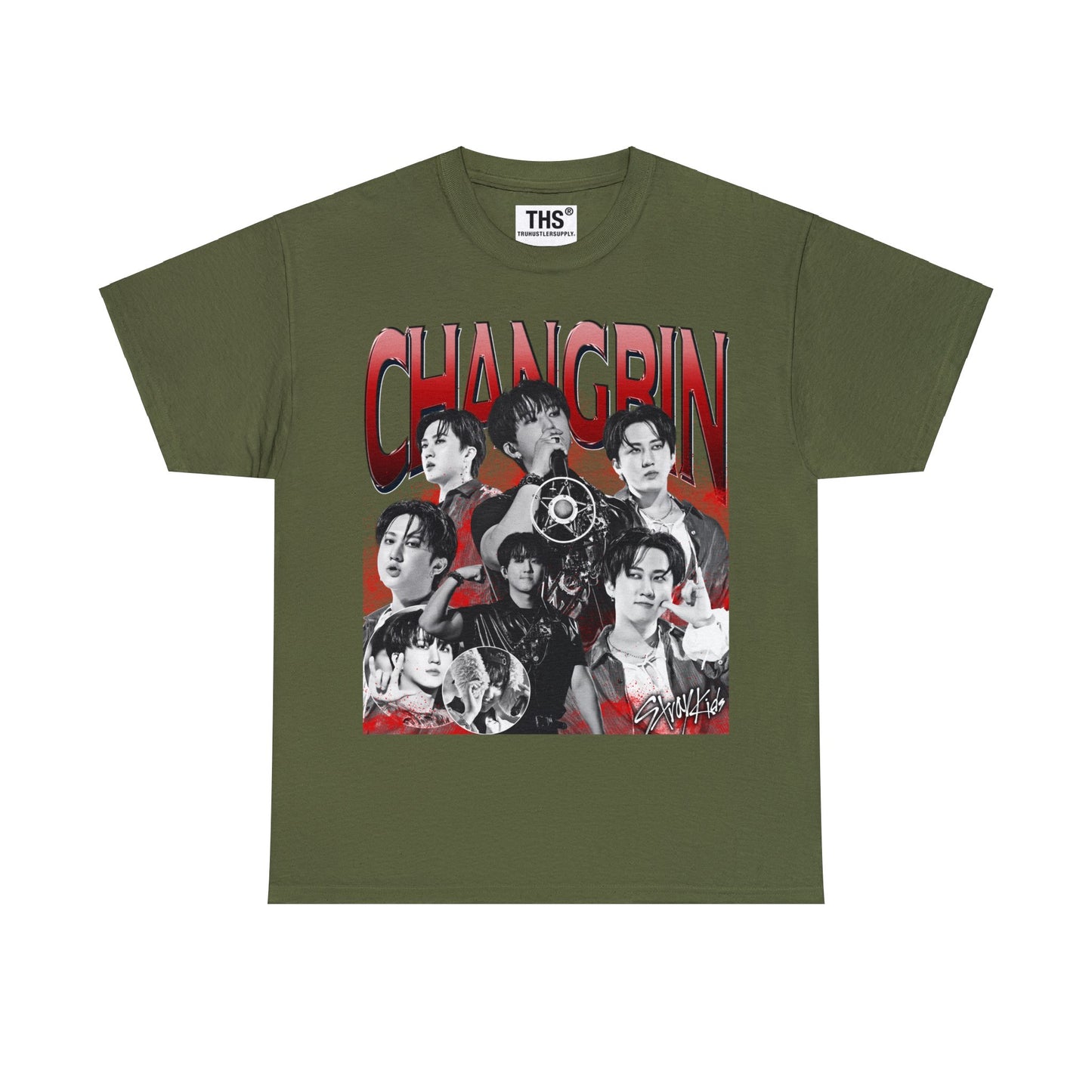 Changbin SKZ Bootleg Graphic T Shirt