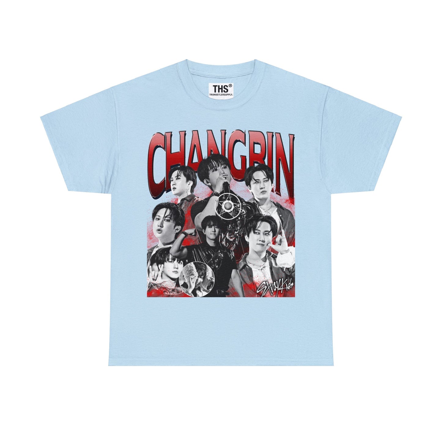 Changbin SKZ Bootleg Graphic T Shirt
