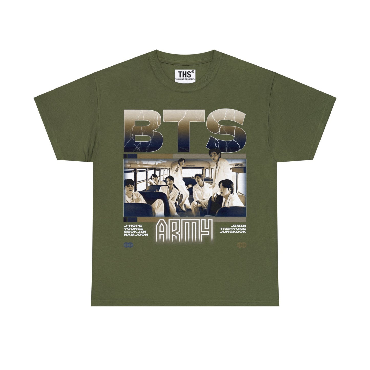 BTS Bootleg Graphic T Shirt