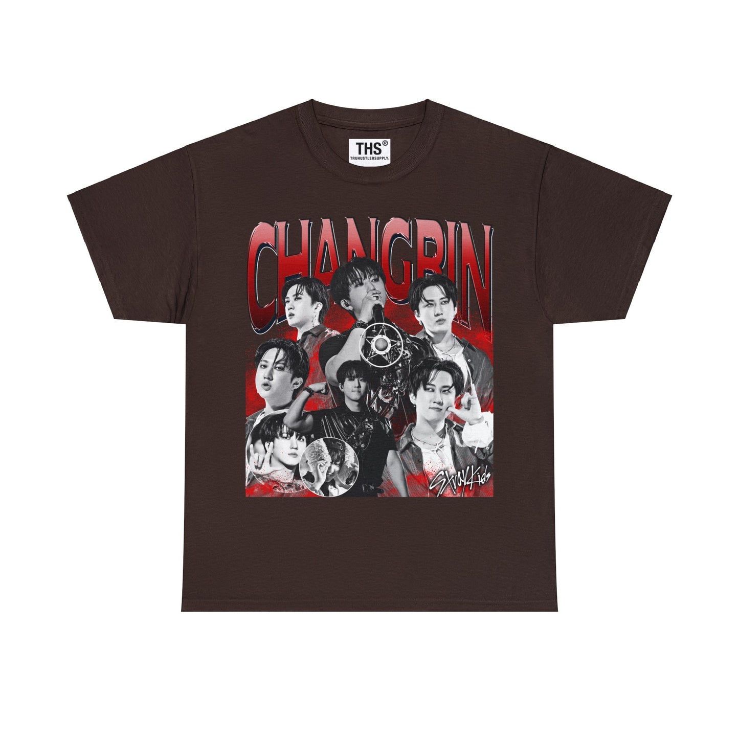 Changbin SKZ Bootleg Graphic T Shirt