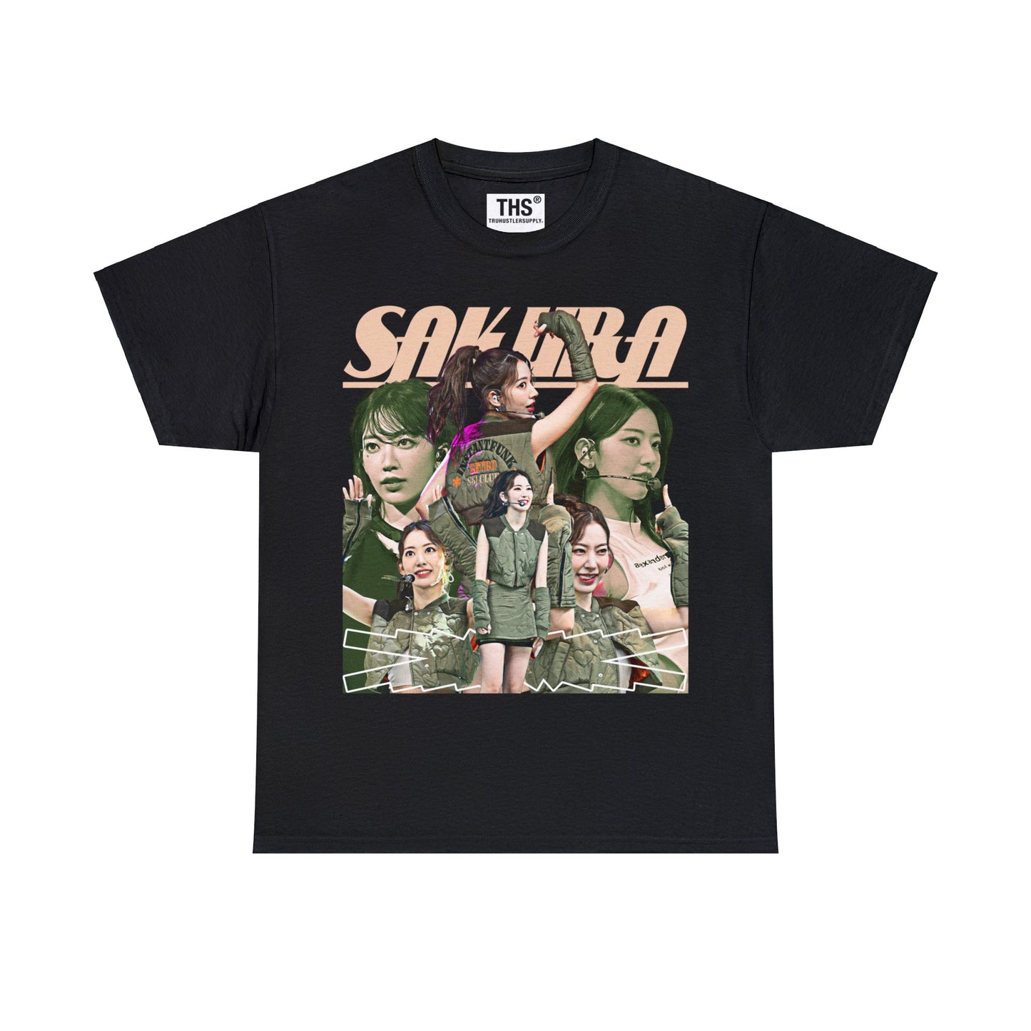 Sakura Le Sserafim Bootleg Graphic T-Shirt