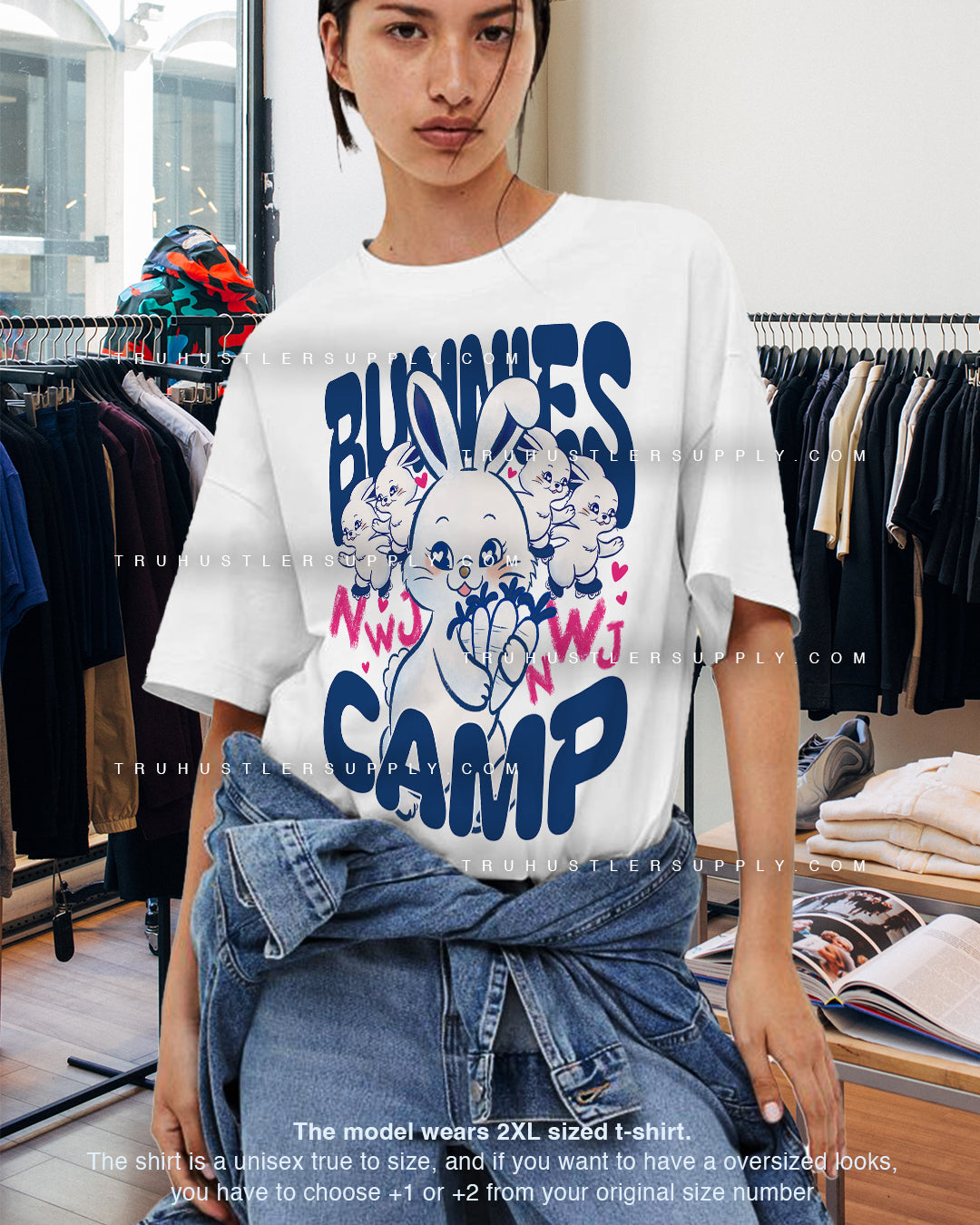 Vintage NewJeans Bunnies Rabbit T-shirt