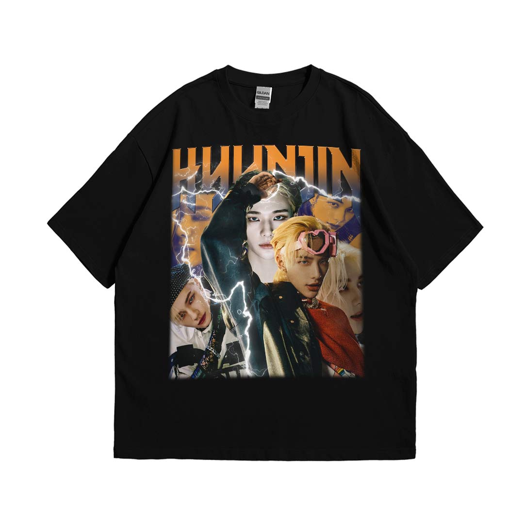 Vintage Hyunjin Graphic TShirt