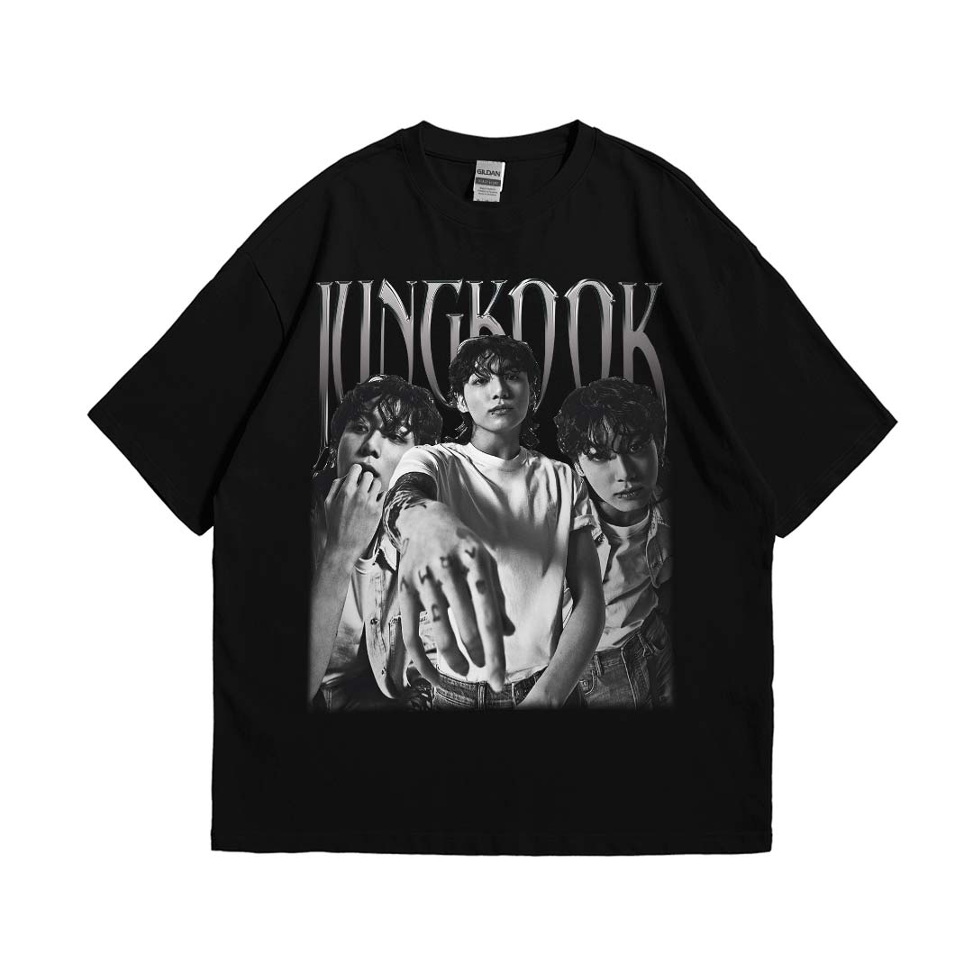 Jungkook Showing Army Tatto Tshirt