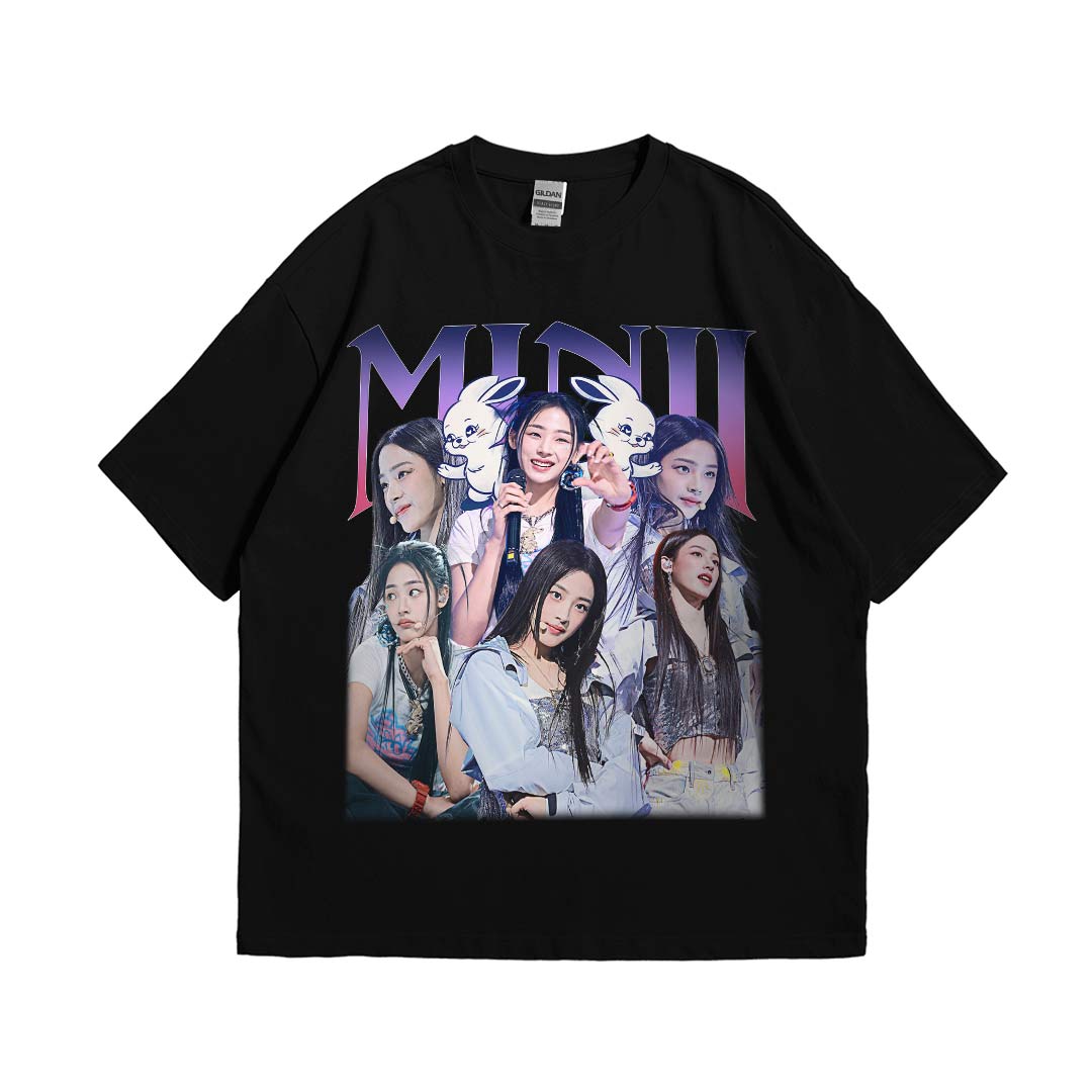 Vintage NewJeans Minji T-shirt