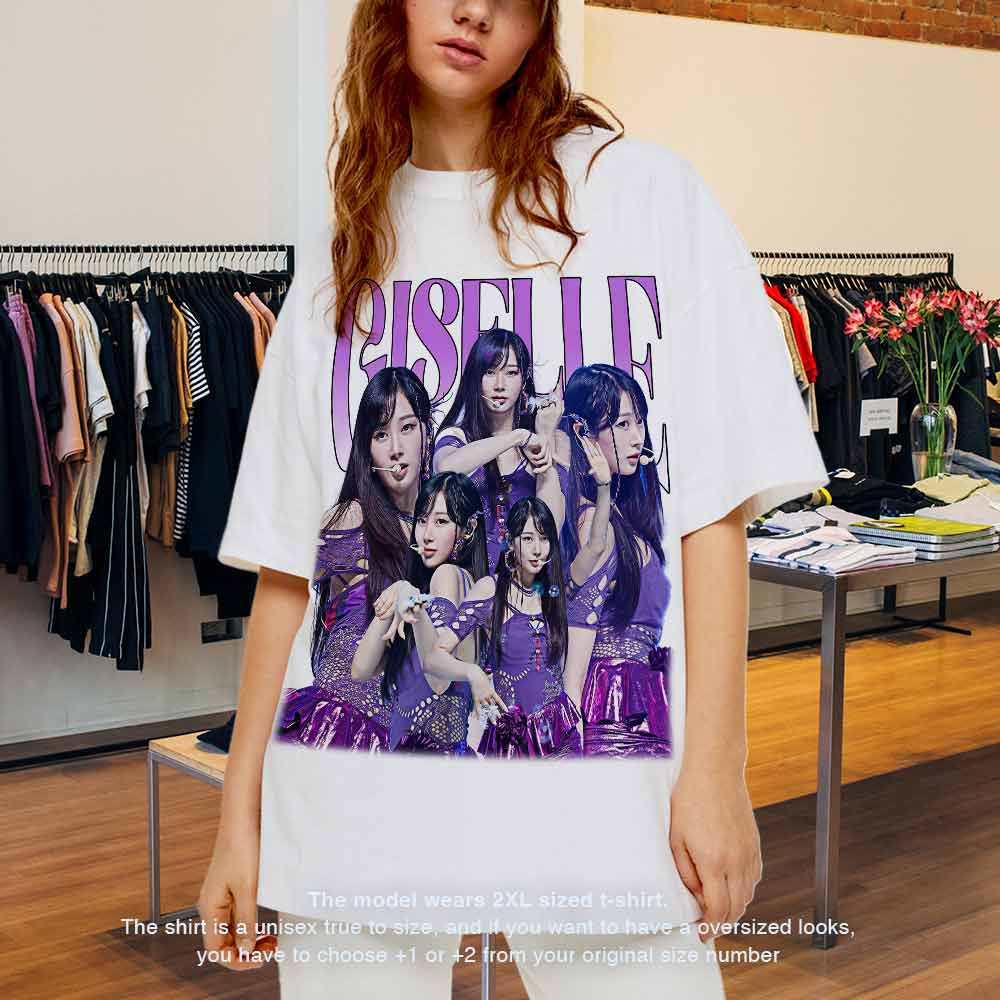Vintage AESPA Giselle Graphic T-shirt