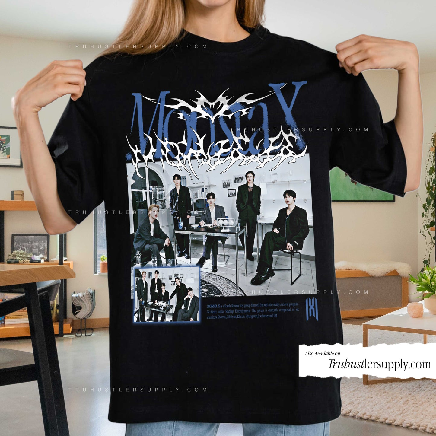 Monsta X Y2K Graphic T Shirt