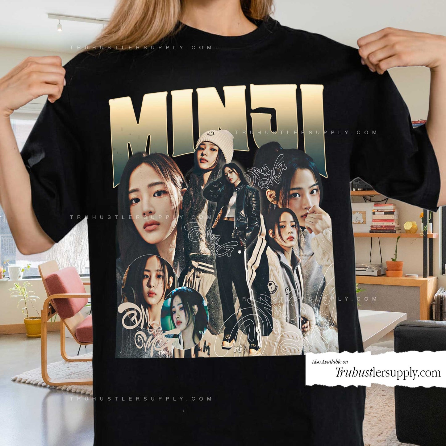 Minji NewJeans Graphic T Shirt