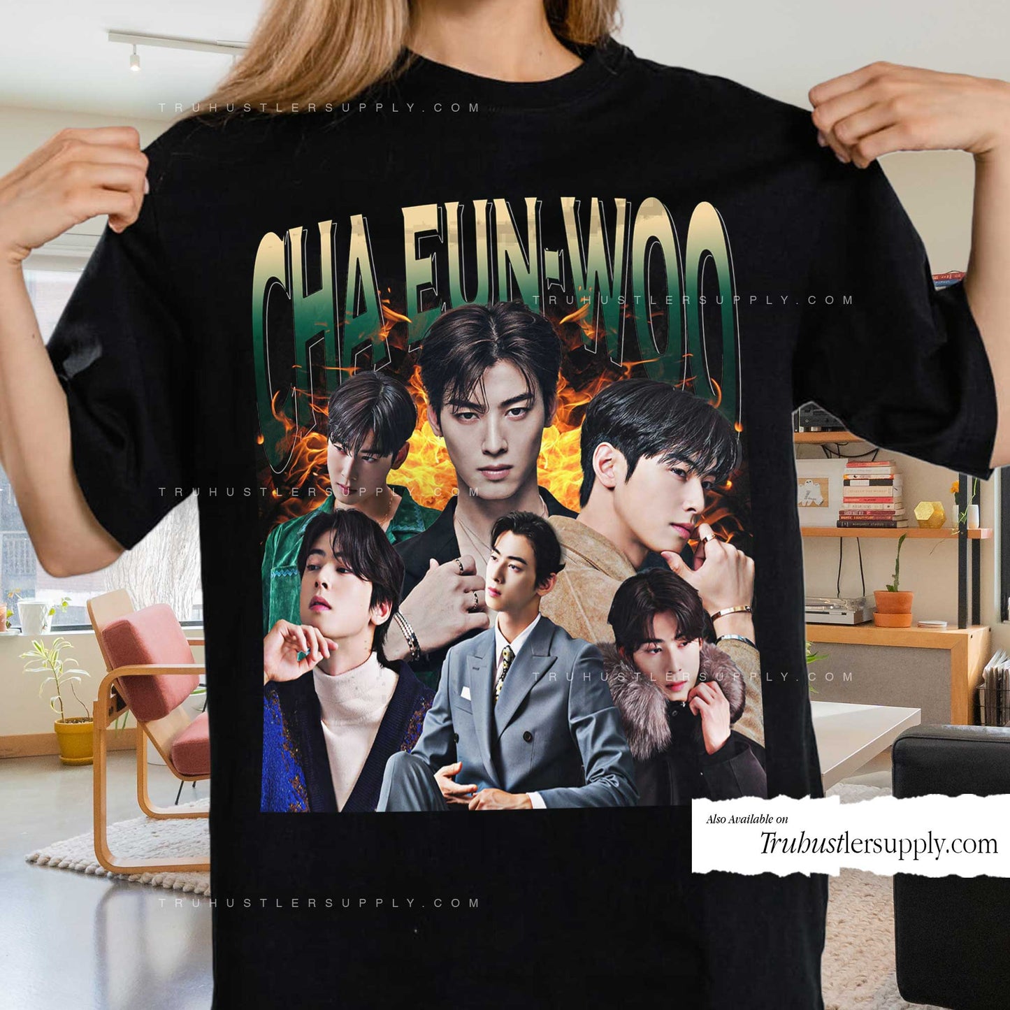 Cha Eun-Woo Astro Bootleg Graphic T-Shirt