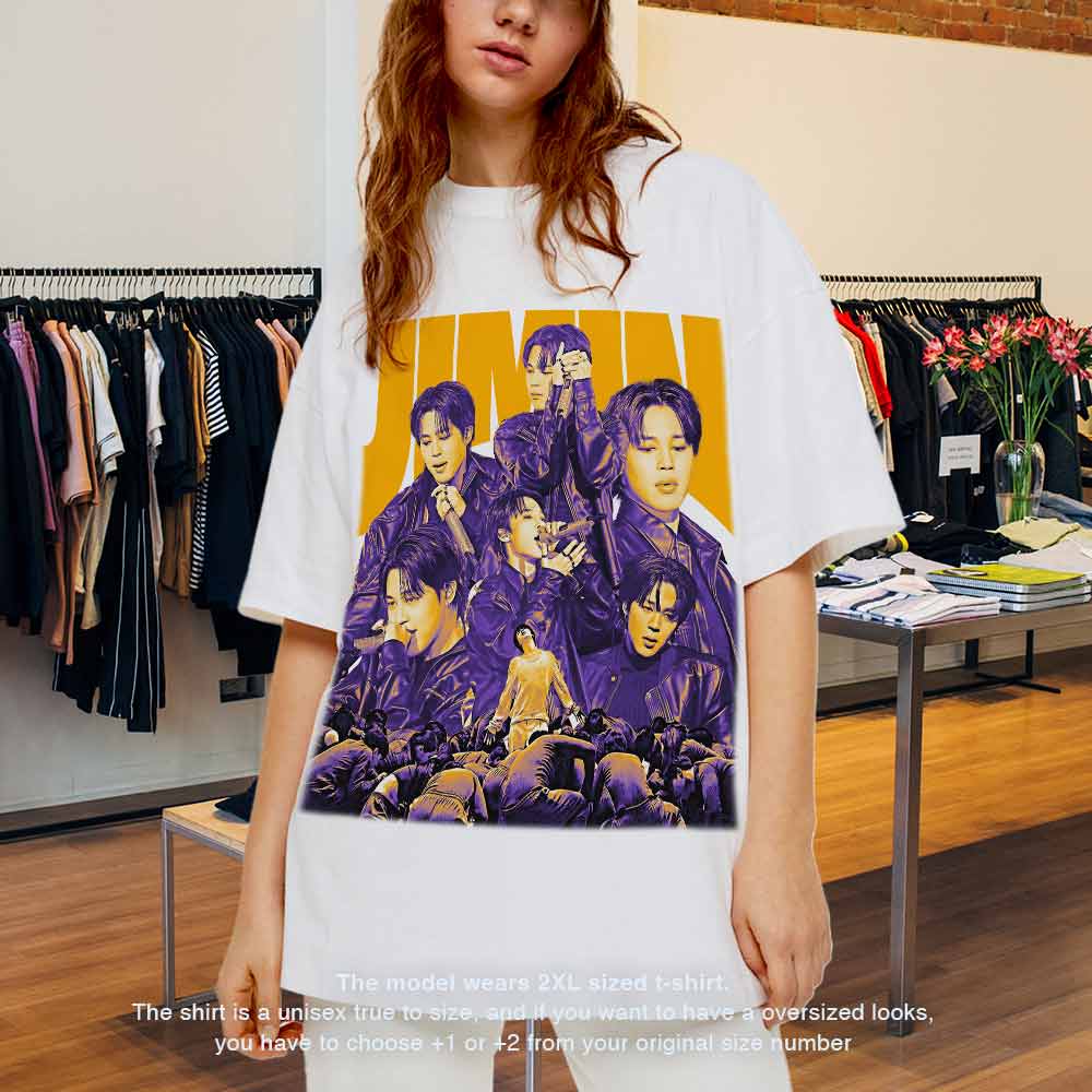 Vintage Jimin Aesthetic Graphic Tshirt