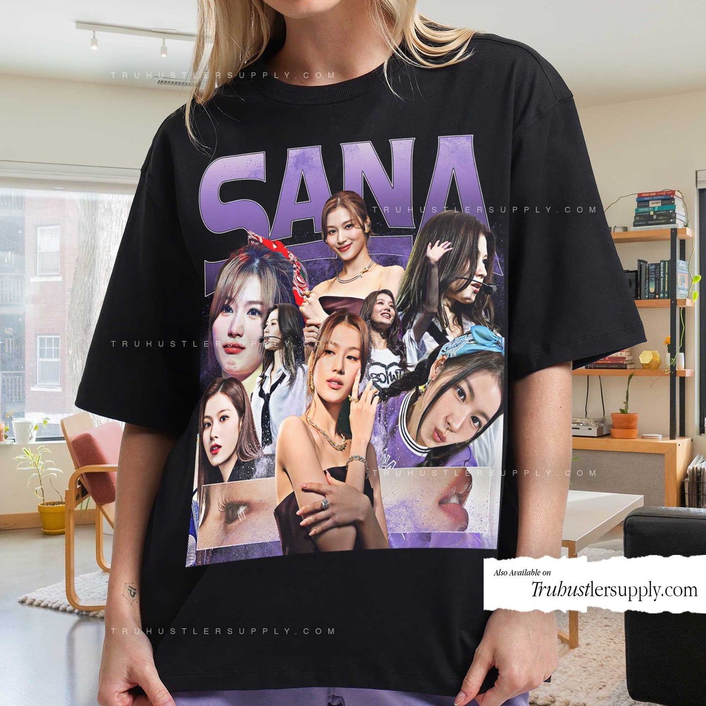 Sana Twice Bootleg Graphic T Shirt