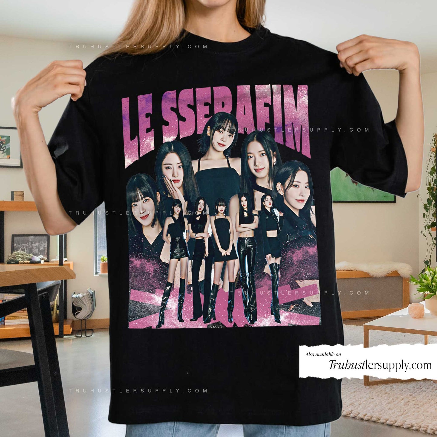 Le Sserafim Bootleg Graphic T-Shirt