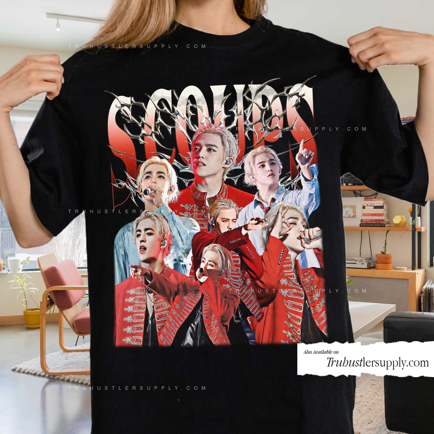 S.Coups Seventeen Bootleg Graphic T Shirt