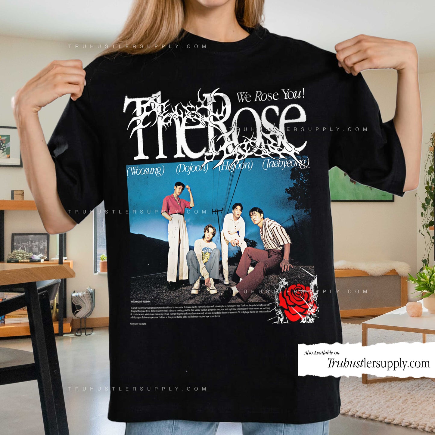 The Rose Y2K Graphic T Shirt