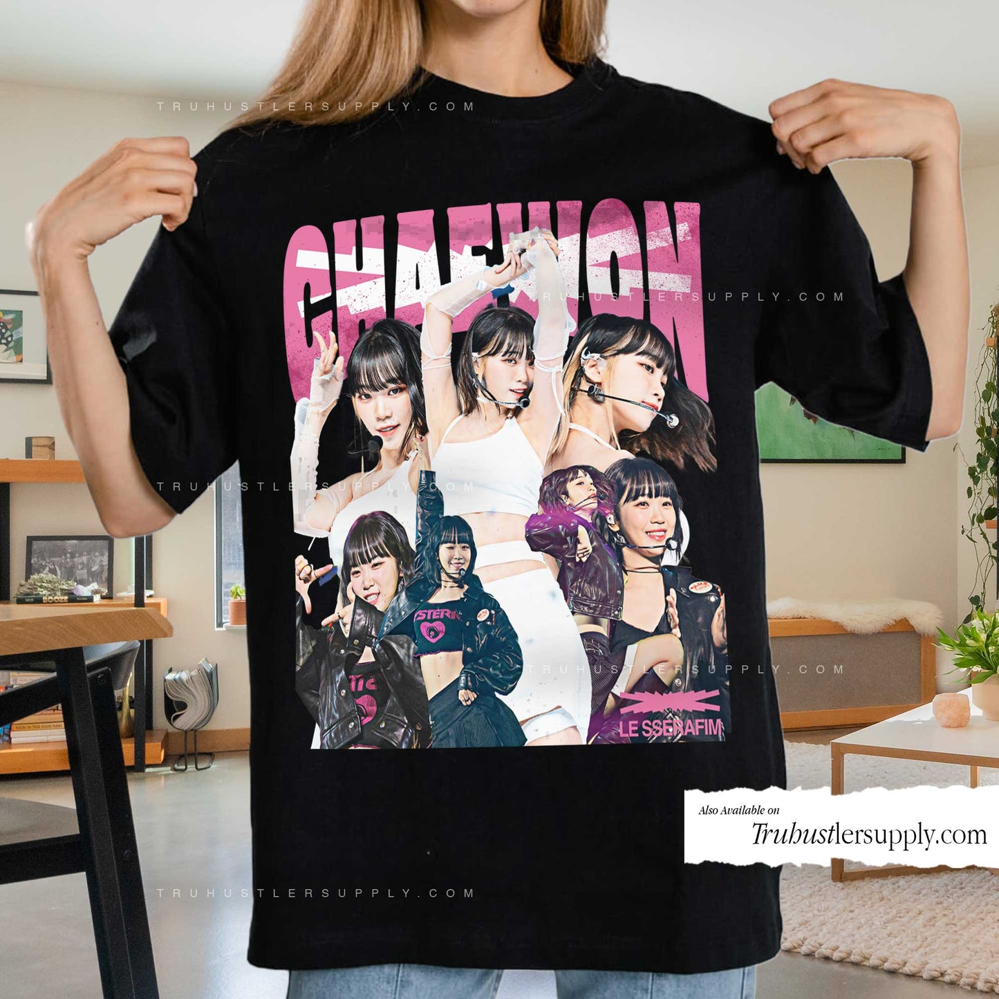 Chaewon Le Sserafim Bootleg Graphic T-Shirt