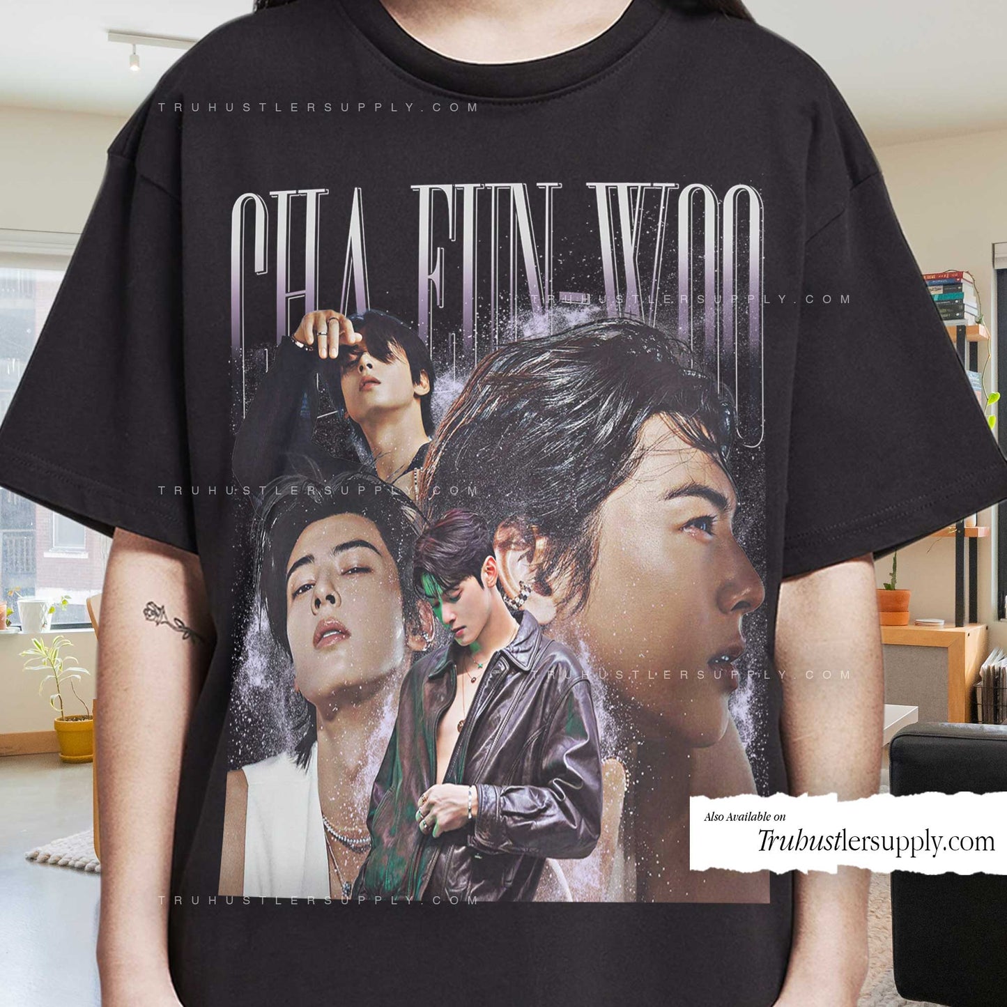 Cha Eun-Woo Astro Bootleg Graphic T-Shirt