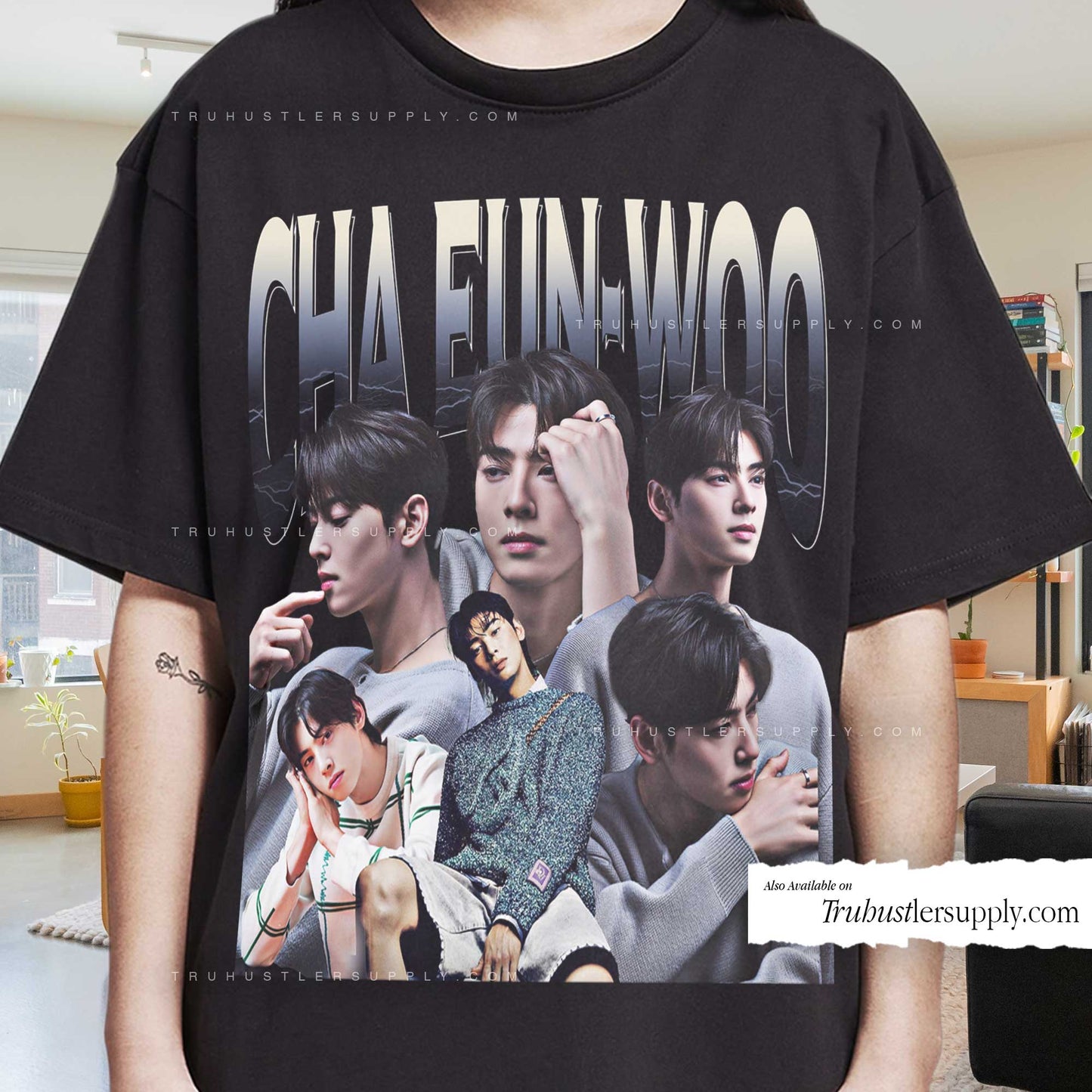 Cha Eun-Woo Astro Bootleg Graphic T-Shirt