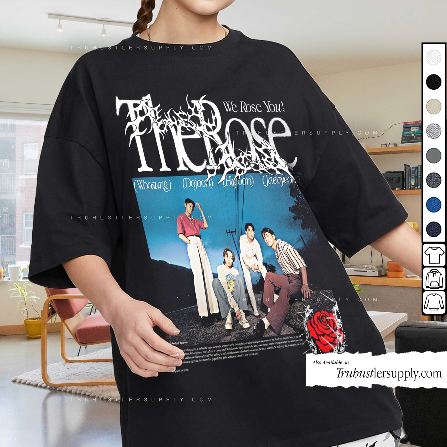 The Rose Y2K Graphic T Shirt