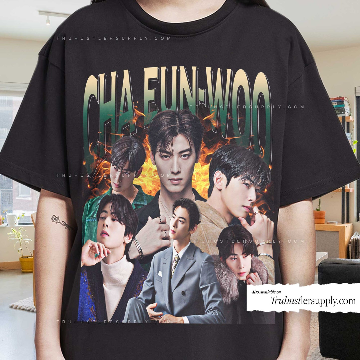 Cha Eun-Woo Astro Bootleg Graphic T-Shirt